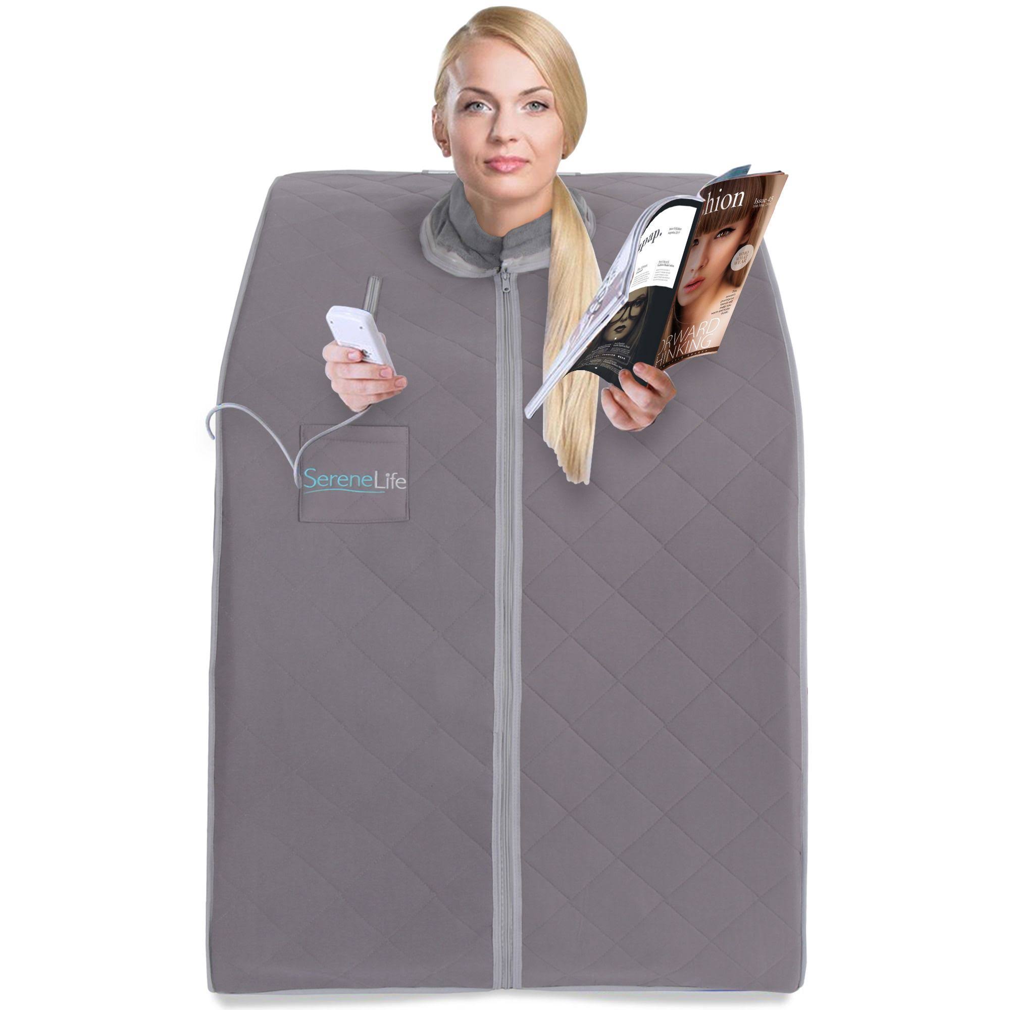 Portable Infrared Home Spa One Person Sauna with Foot Pad and Chair T523