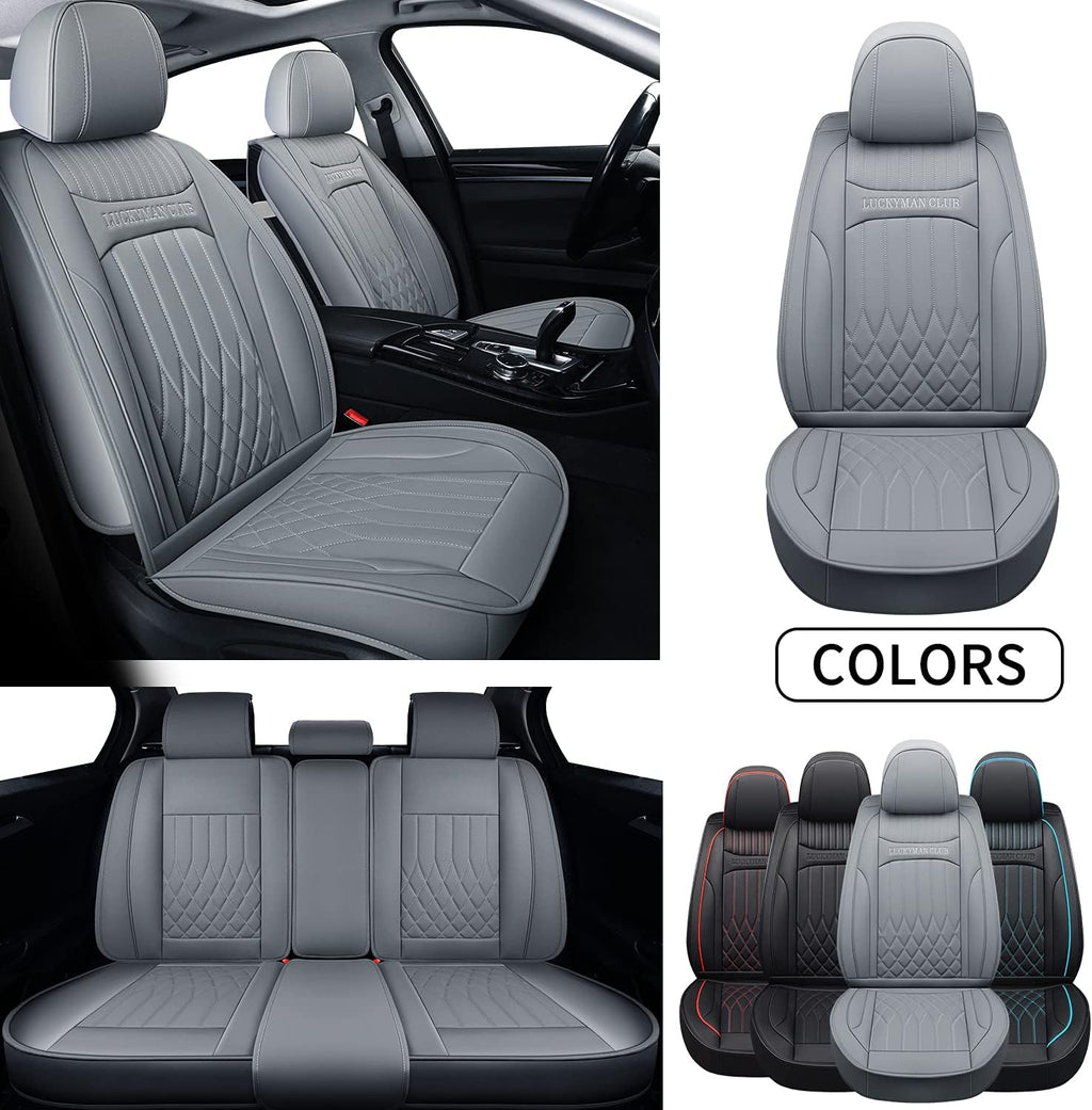 Black/Blue Universal Full Set Car Seat Covers S359246