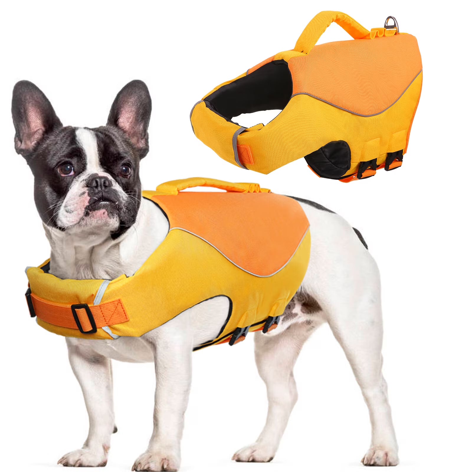 Reflective Adjustable Dog Life Jacket H45720
