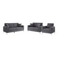 Gray Fabric 3-Piece Sofa Set P29761