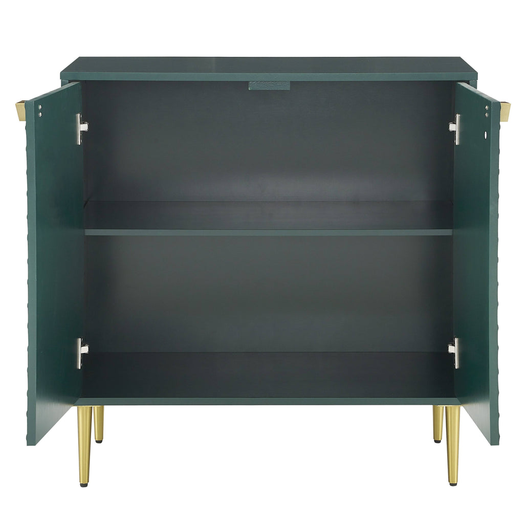 Green 2-Door Accent Cabinet L853