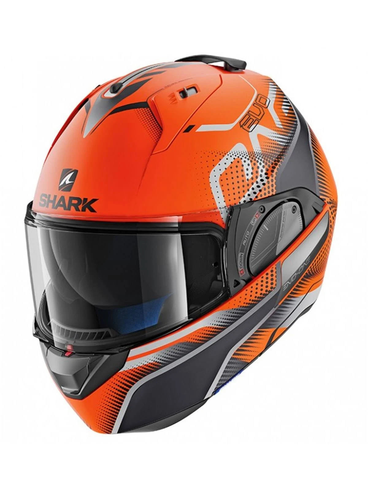 Orange-black-anthracite Helmet D9716