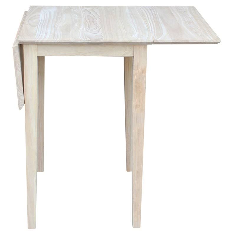 Unfinished Drop Leaf Folding Dining Table D907519