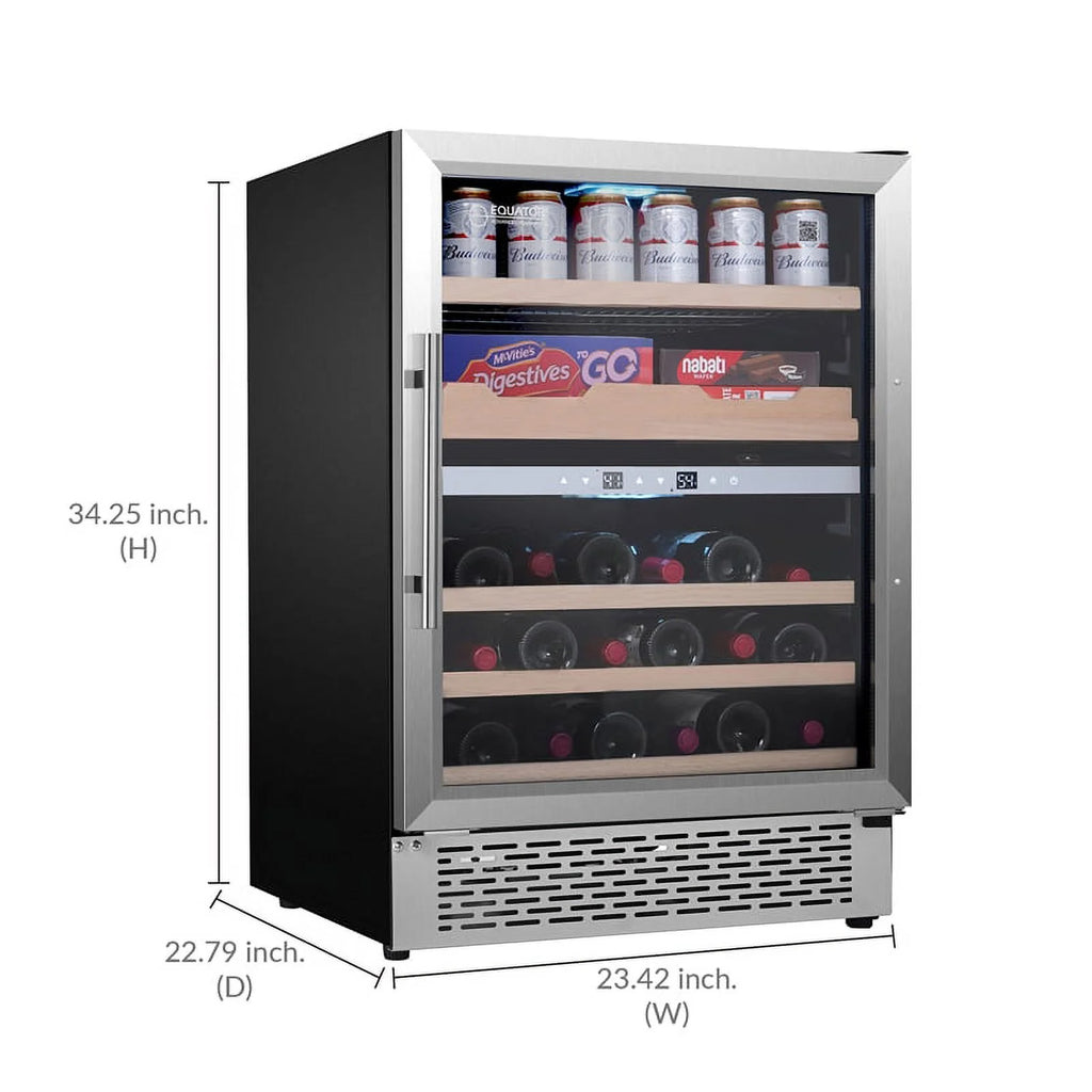 2-Zone Gourmet Center with Wine Bottle Storage K47827