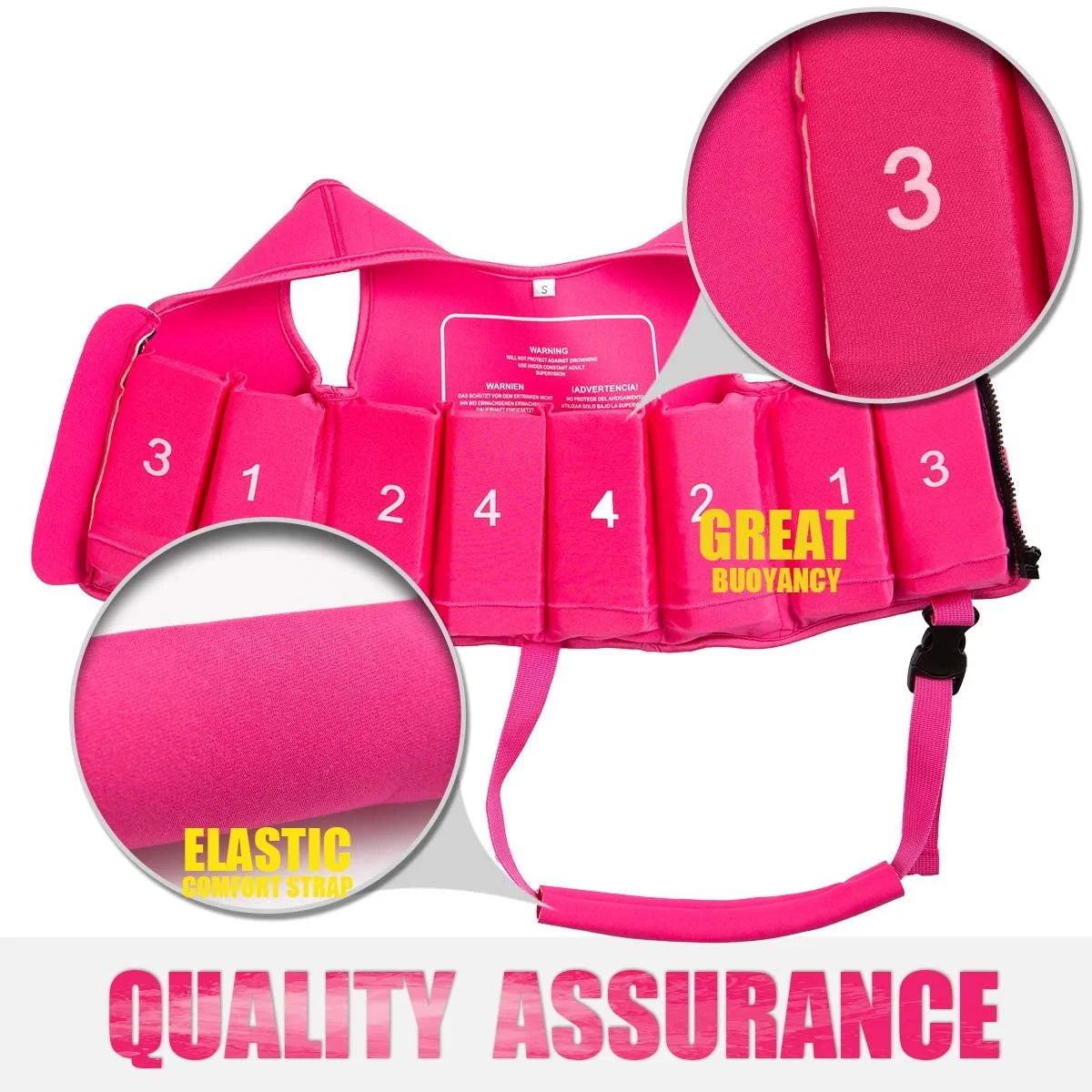 Baby Girl Swim Vest for Toddlers 20-28 lbs L36784