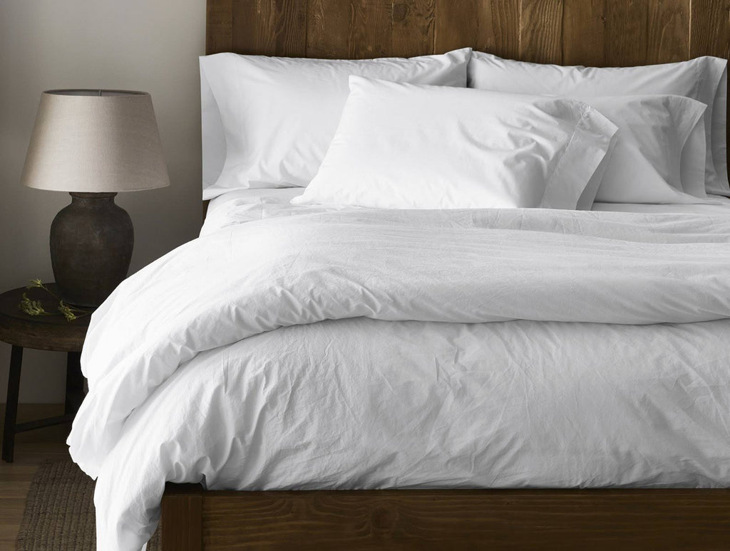 Organic 300 Percale King Duvet Cover - Natural R710747