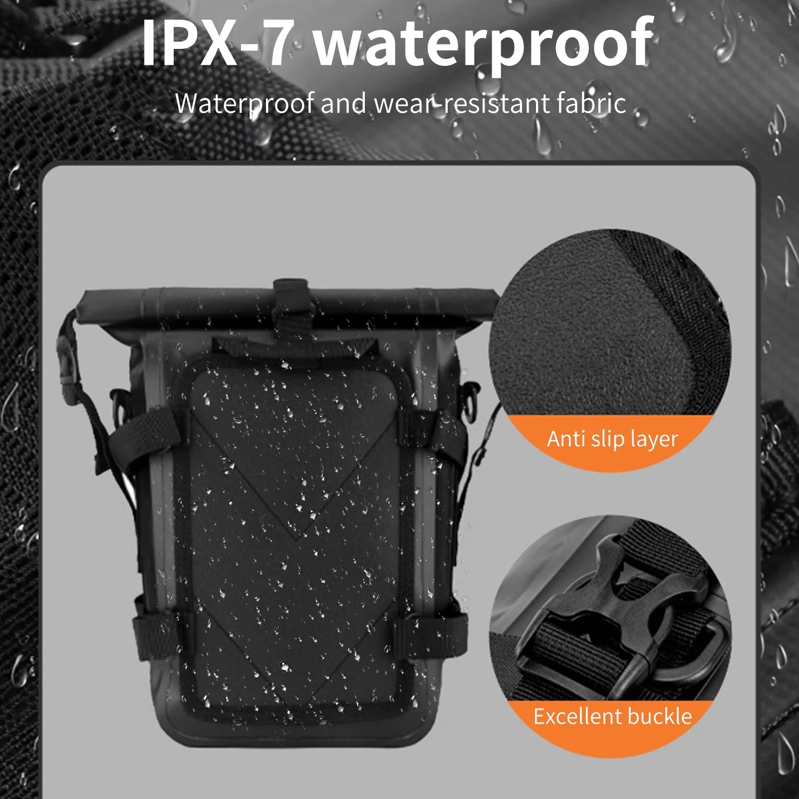 Motorcycle Frame Bag 8L Waterproof P825