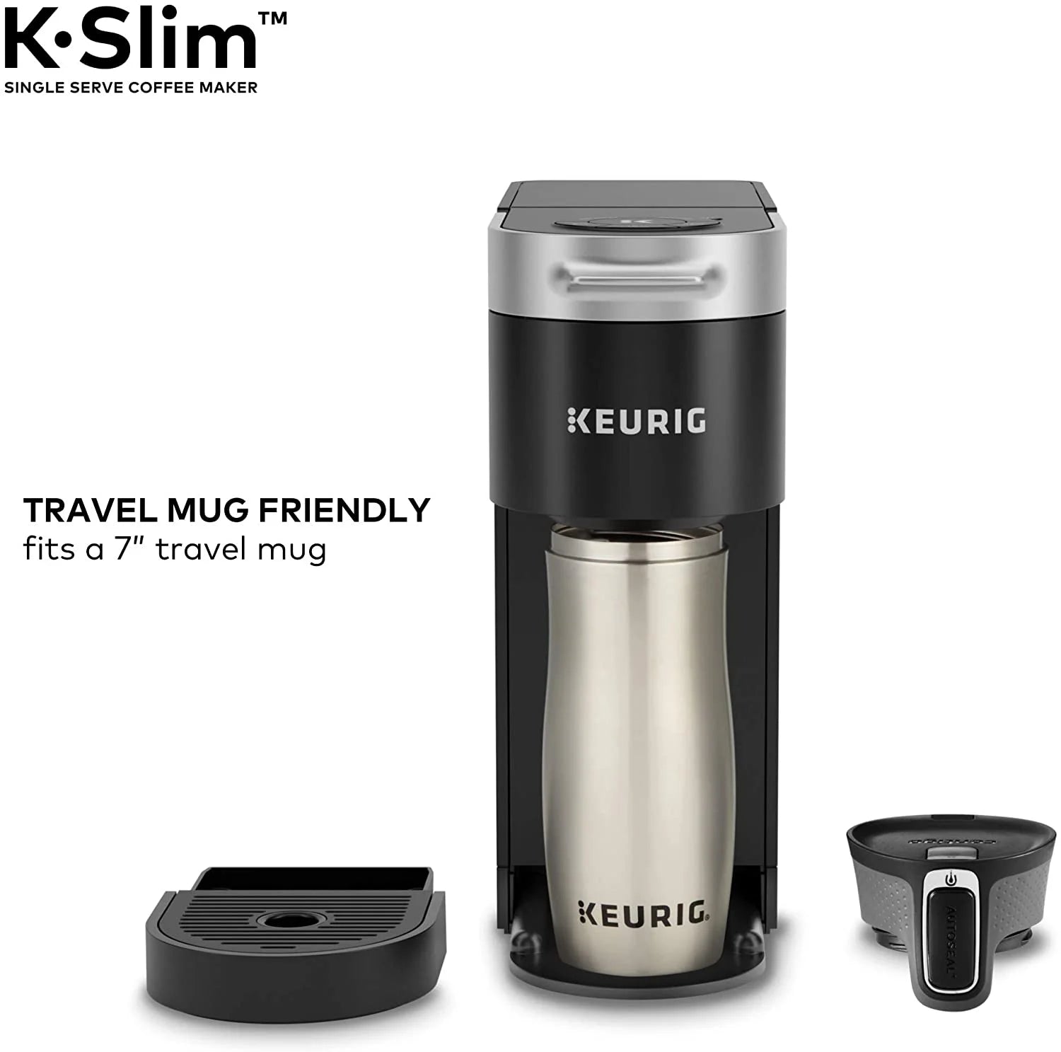 Black Single Serve K-Cup Coffee Brewer Q611