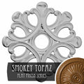 Angel Ceiling Medallion Hand-Painted Smokey Topaz O7702