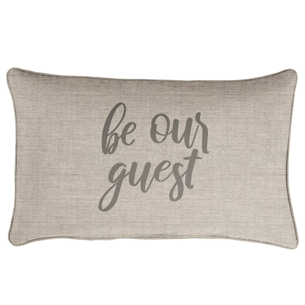 Gray Sunbrella Rectangular Throw Pillow T6844