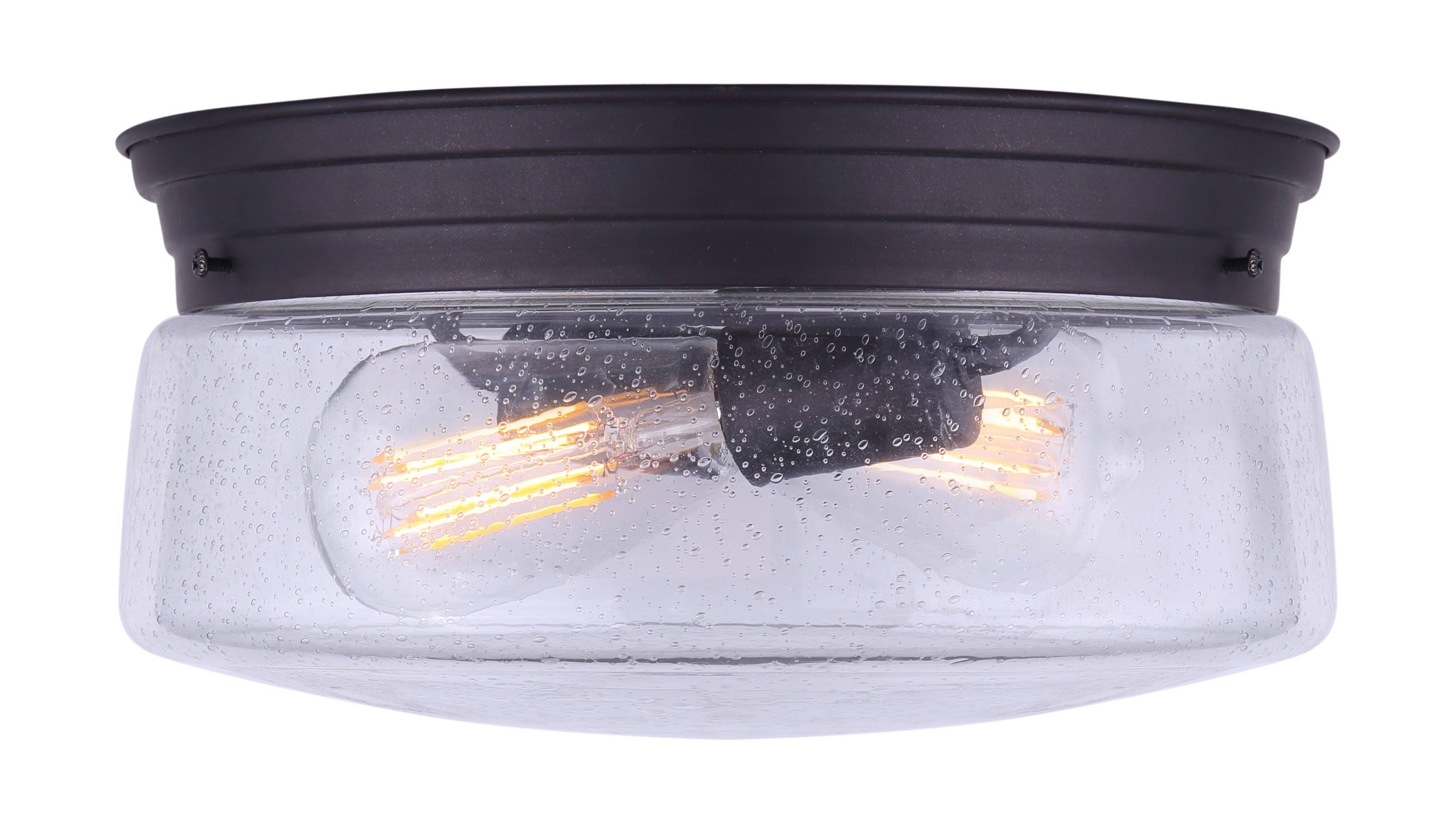 Oil Rubbed Bronze 2 Bulb Flushmount Q953351