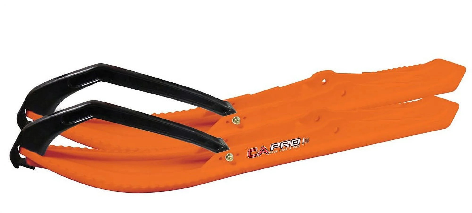 Orange BX Snowmobile Skis with 7.5" Shaper Bars Complete Kit A623