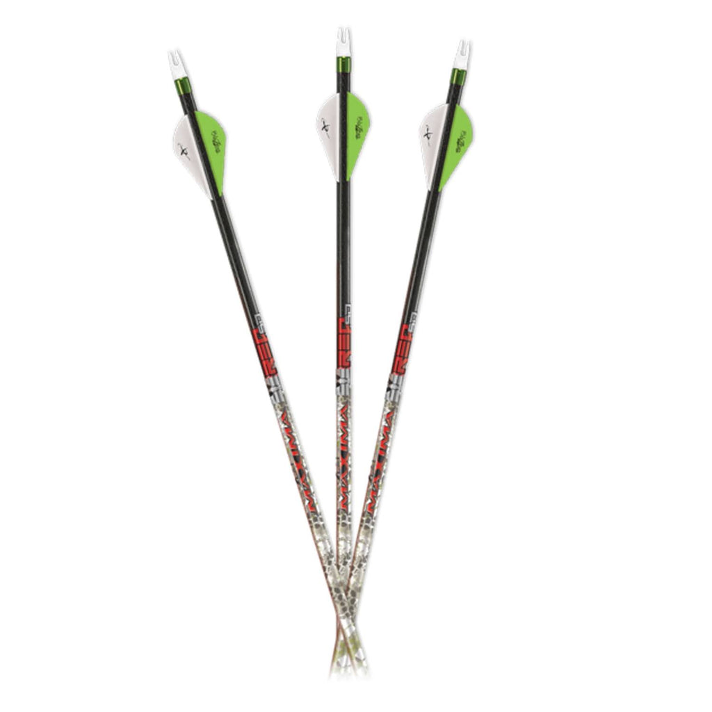 12Pk Carbon Express Maxima Red Badlands SD 350 Shafts G55281