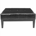 Black Square Cocktail Ottoman P377