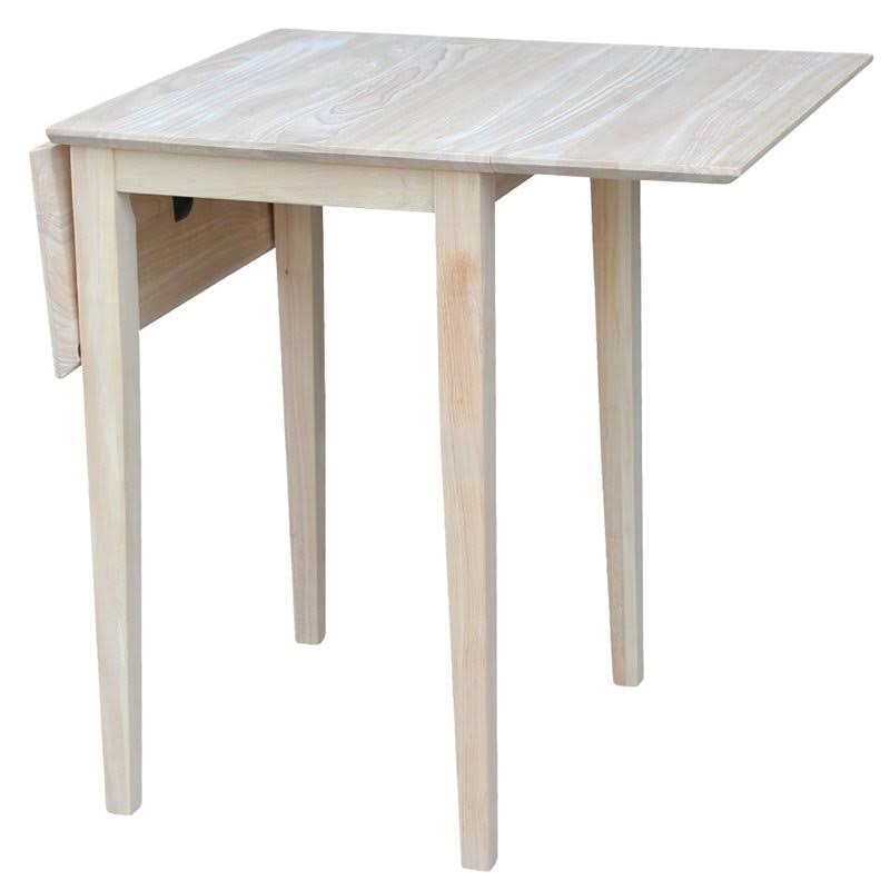 Unfinished Drop Leaf Folding Dining Table D907519