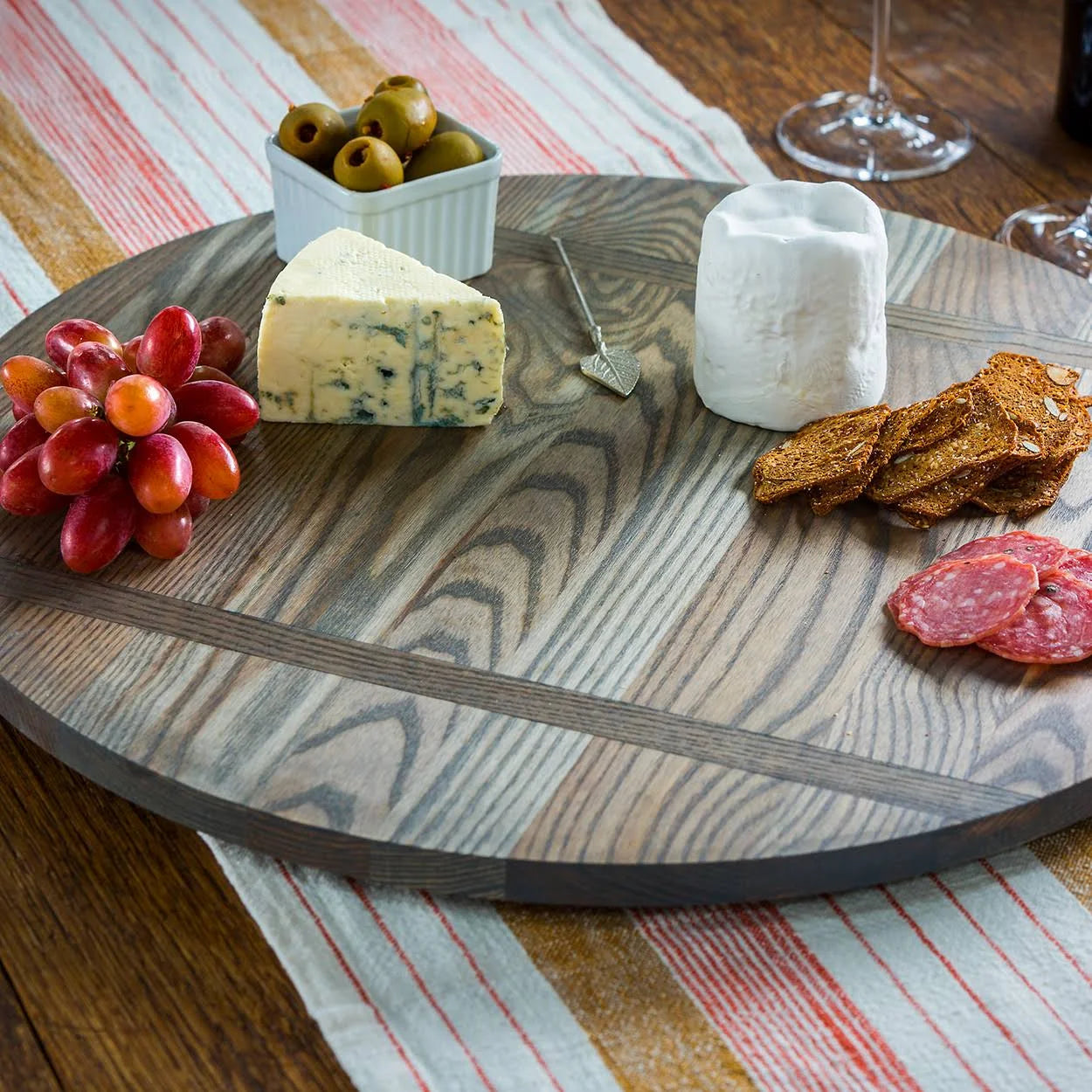 Brown Wood Lazy Susan J236863