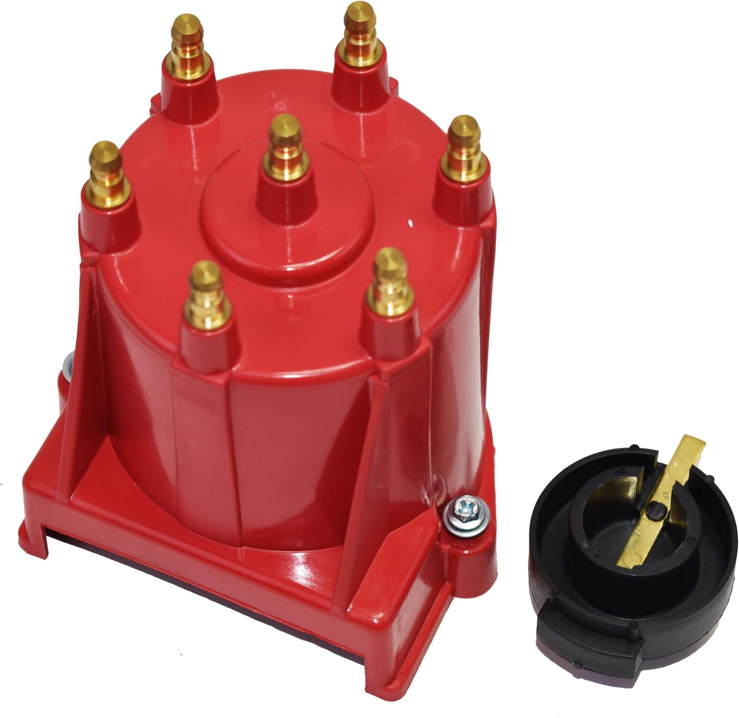 Red Cap Distributor Cap and Rotor Kit V24235