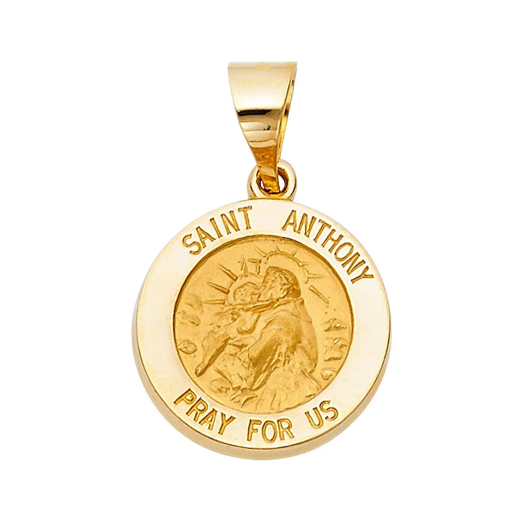 14k Yellow Gold St. Anthony Pendant S4160