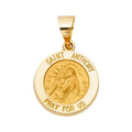 14k Yellow Gold St. Anthony Pendant S4160