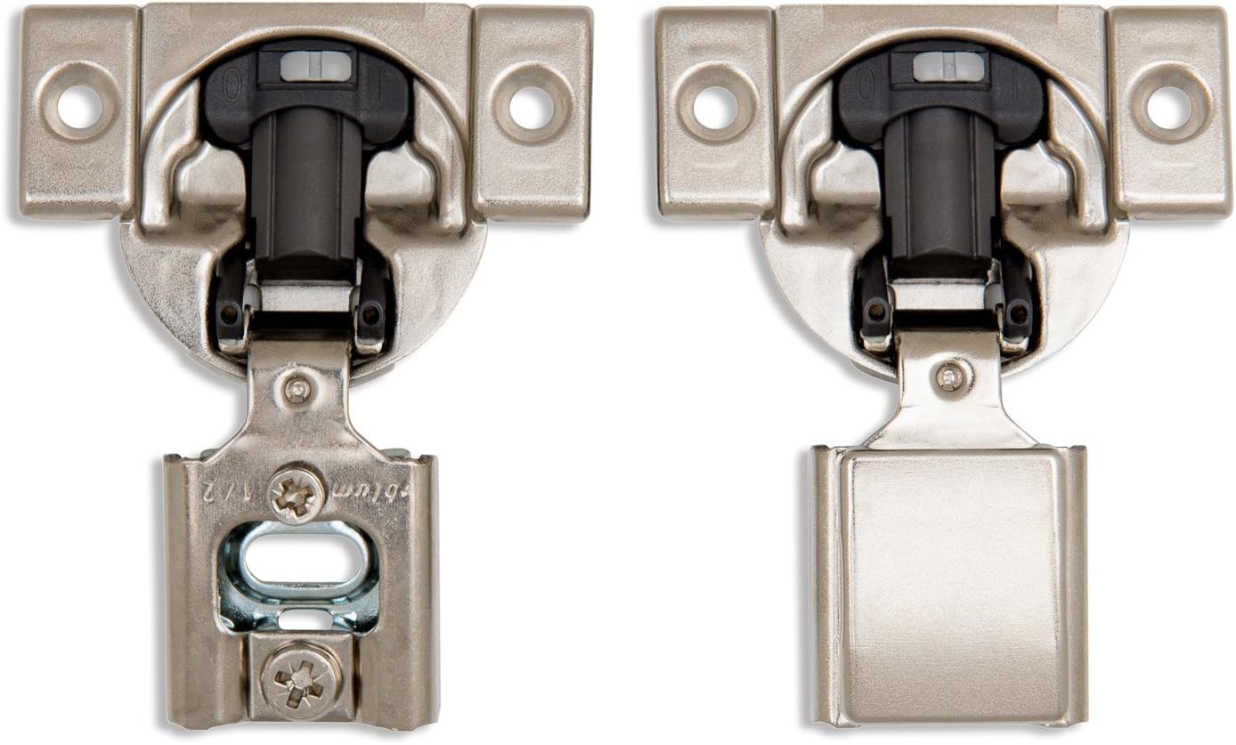 20 Pack 1/2 Overlay Soft Close Hinge 105° Blumotion with Screws C210031