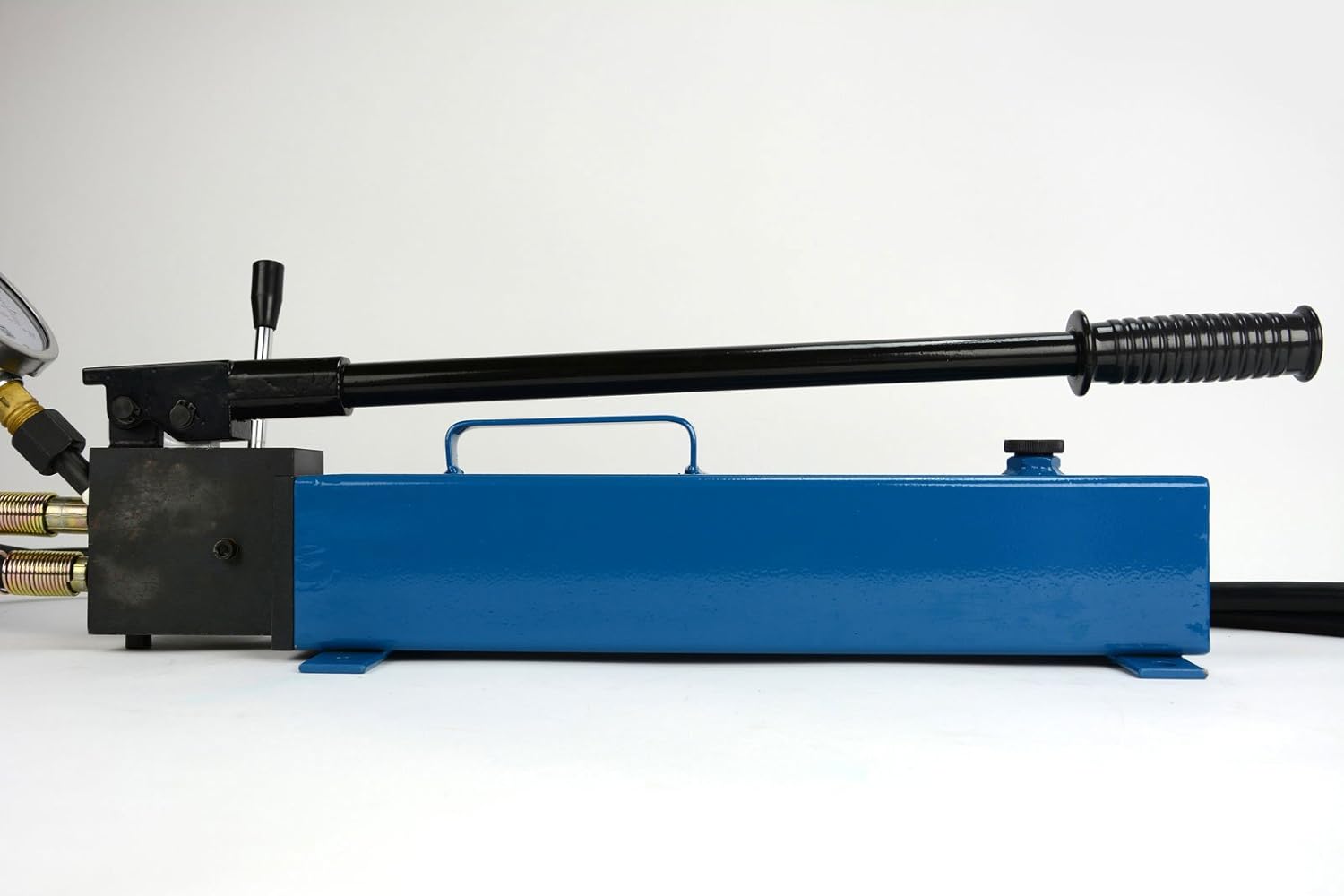 Manual Hand Hydraulic Power Pack Pump 2 Stage, Double Acting 10k psi 183 Cubic in Capacity N496