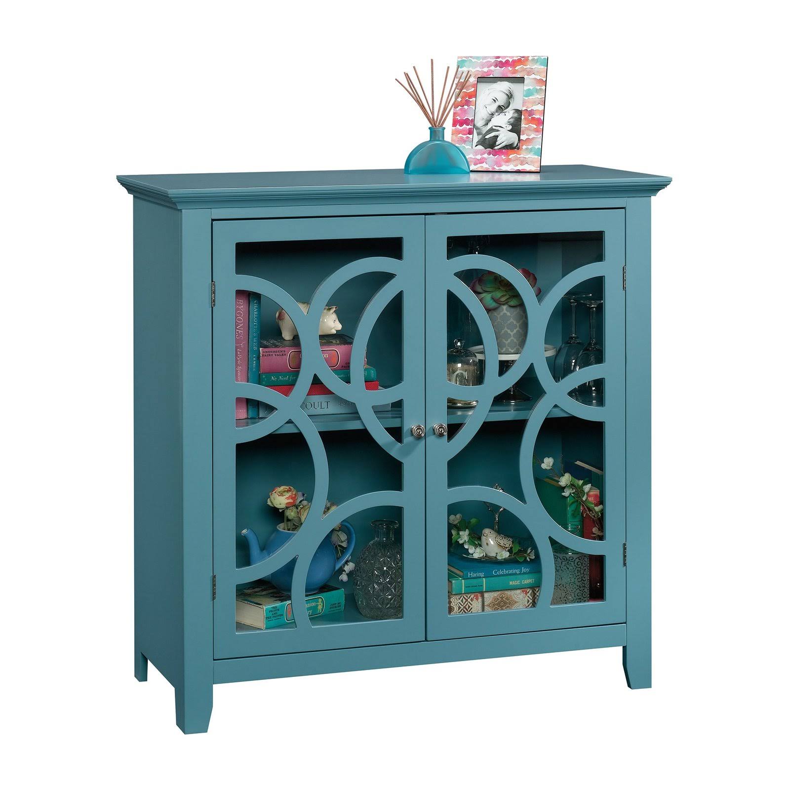 Moody Blue Display Cabinet Q450