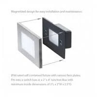 Landscape LED Low Voltage Outdoor Step and Wall Light T650764