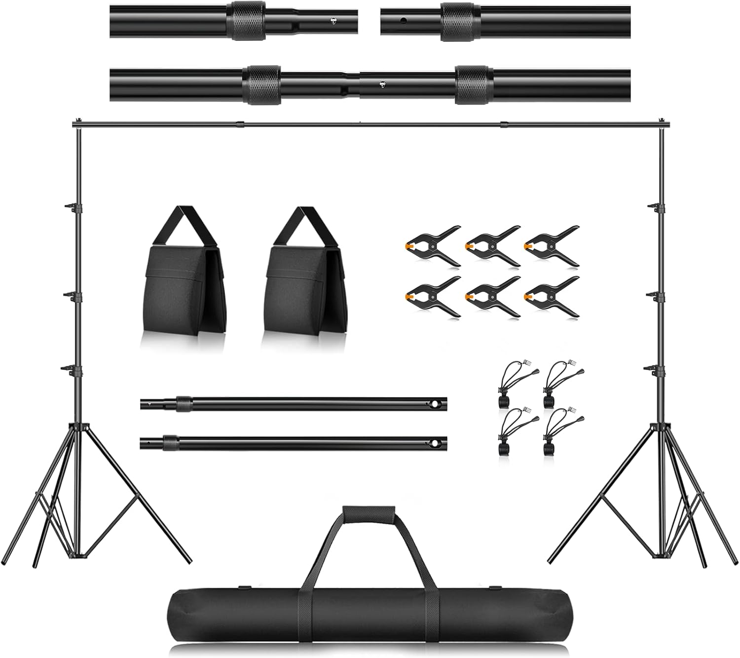 8.5x10ft Backdrop Stand Kit with Carrying Bag Y856953