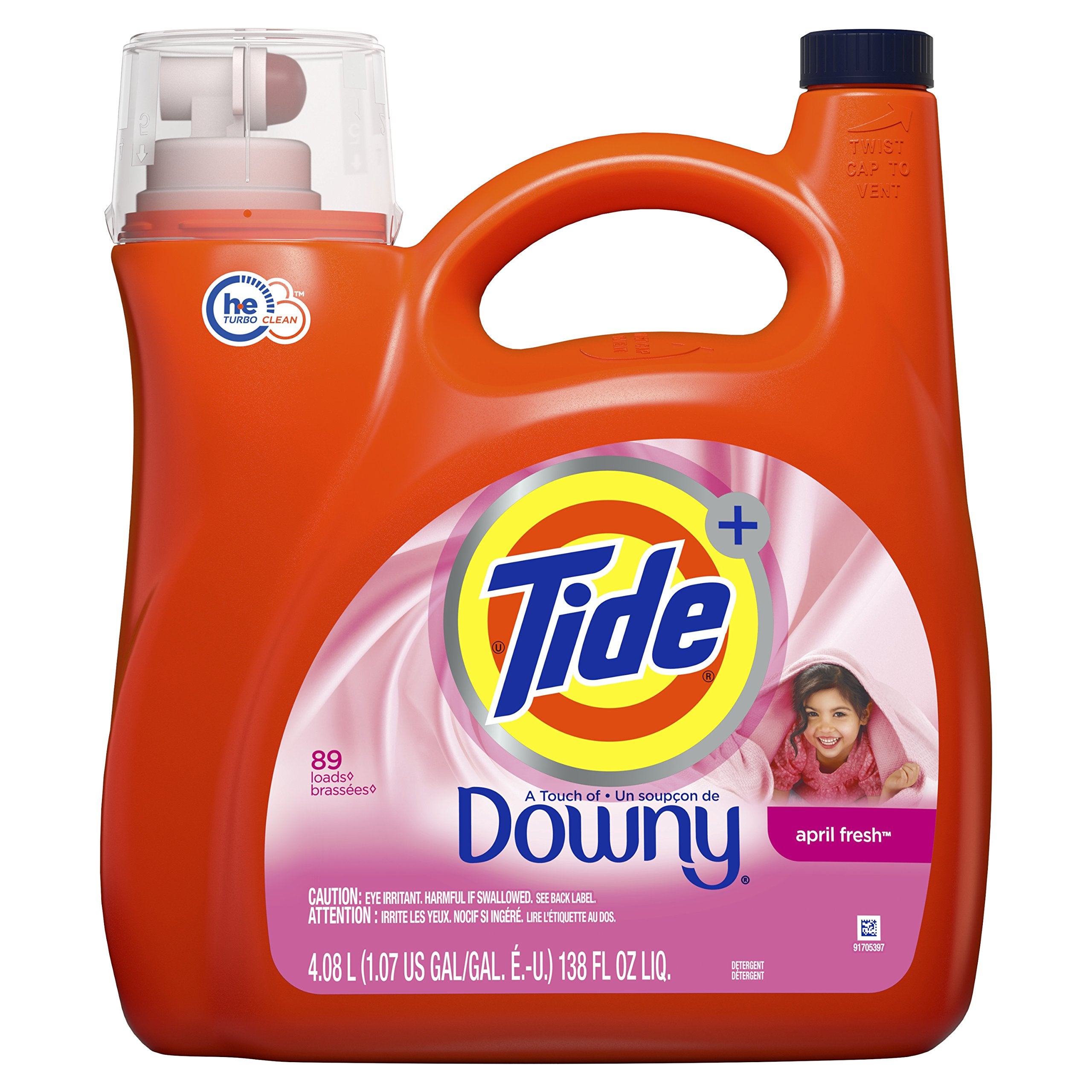 Tide Liquid Laundry Detergent 89 Loads, 138 Fl Oz I7660
