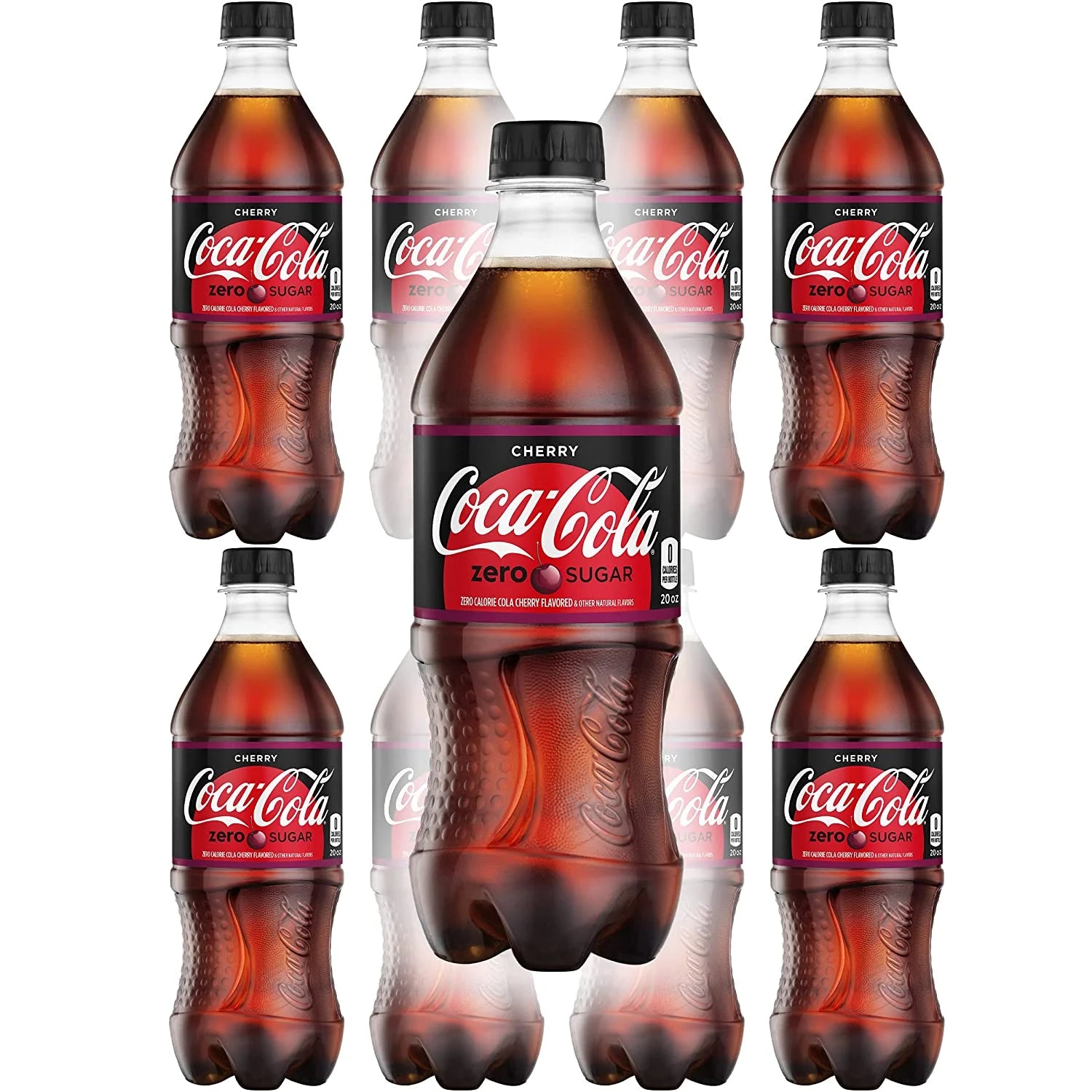 Cherry Zero Soda 20oz Bottles (Pack of 12) K302018