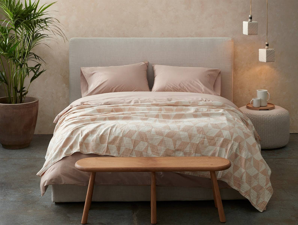 Organic 300 Percale King Duvet Cover - Natural R710747