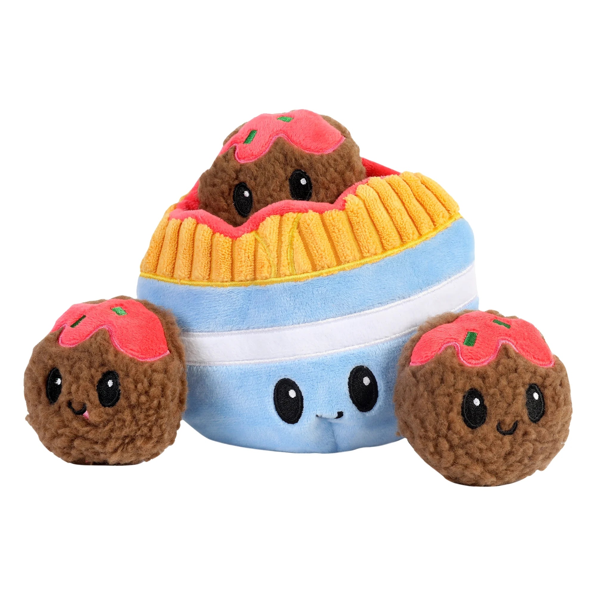 Multi-colored Plush Squeaky Dog Toys U718259