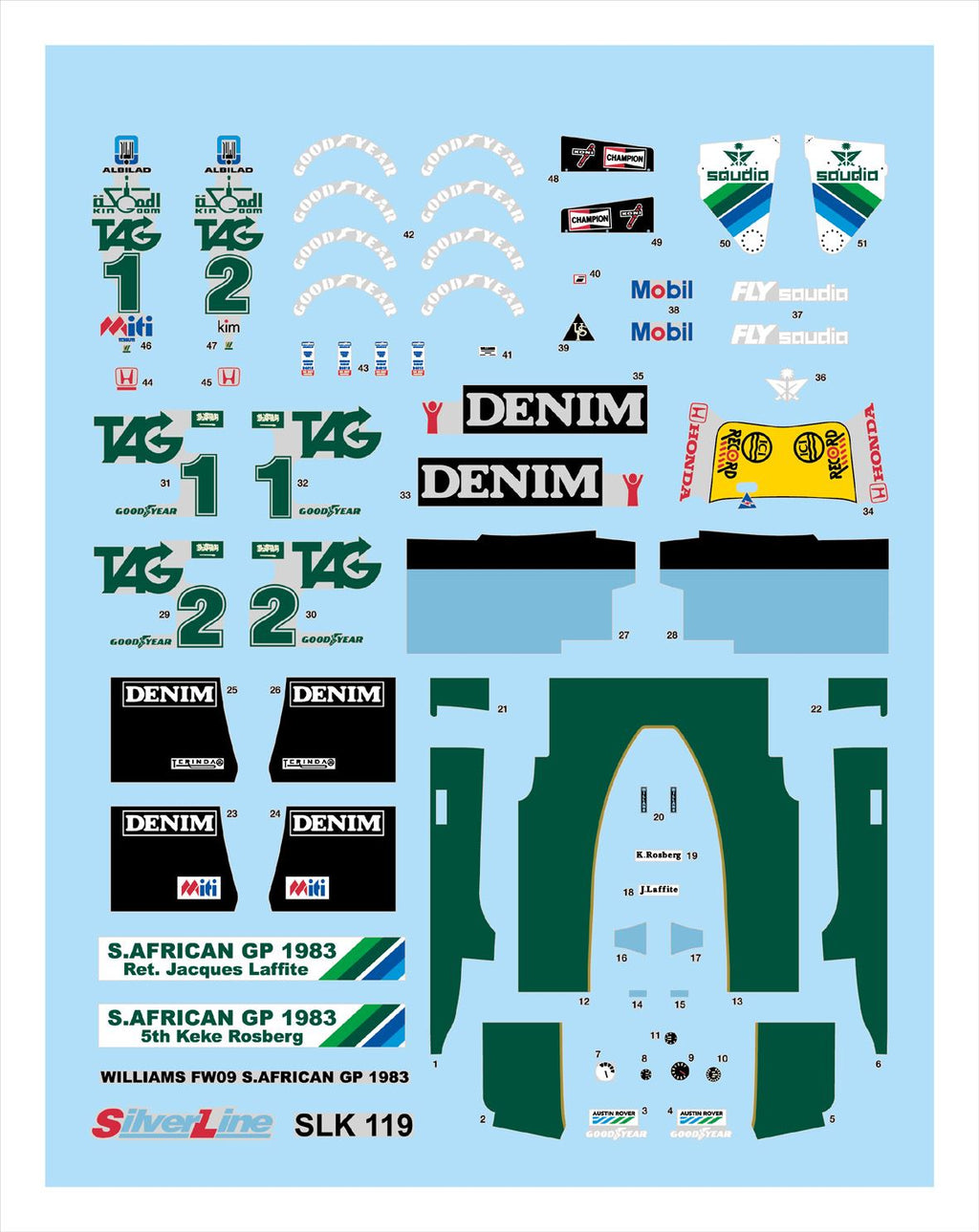 White Metal Car Kit Scale 1:43 Y74735