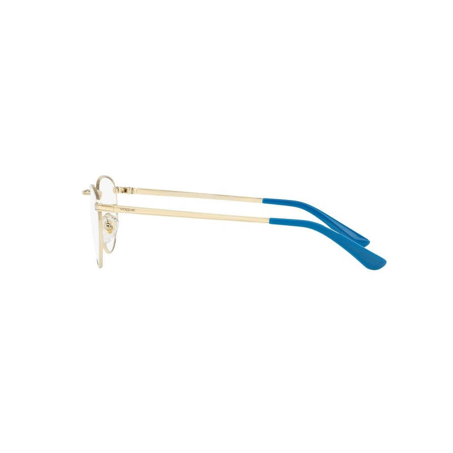 Pale Gold/White Eyeglasses N329