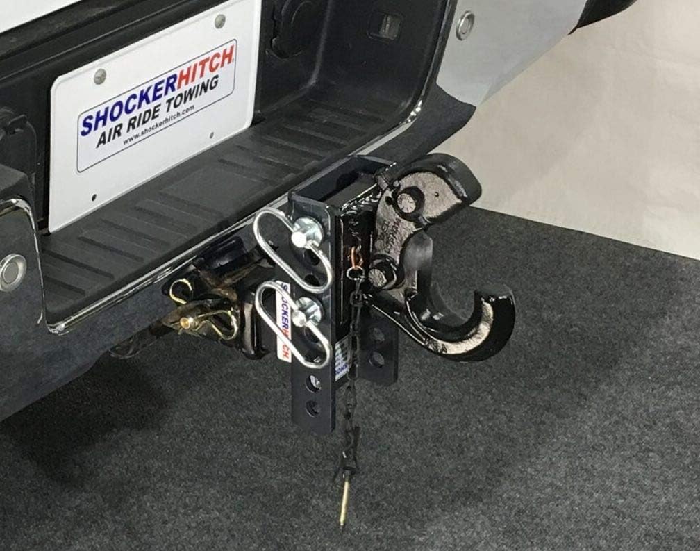 Pintle Hook Drop Ball Mount, Fits 3" Hitch R941