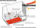 120V Floor Heating Cable with Programmable Thermostat D896