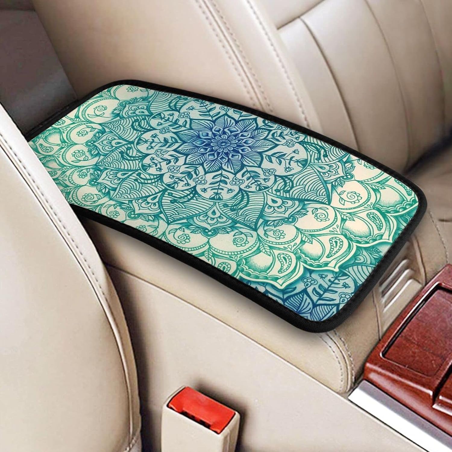 Pink Waterproof Car Armrest Cover A55320