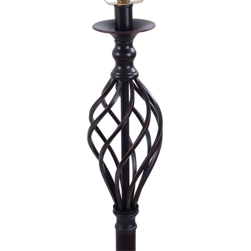 Rubbed Bronze Twist Base Lamps (Set of 3) P663