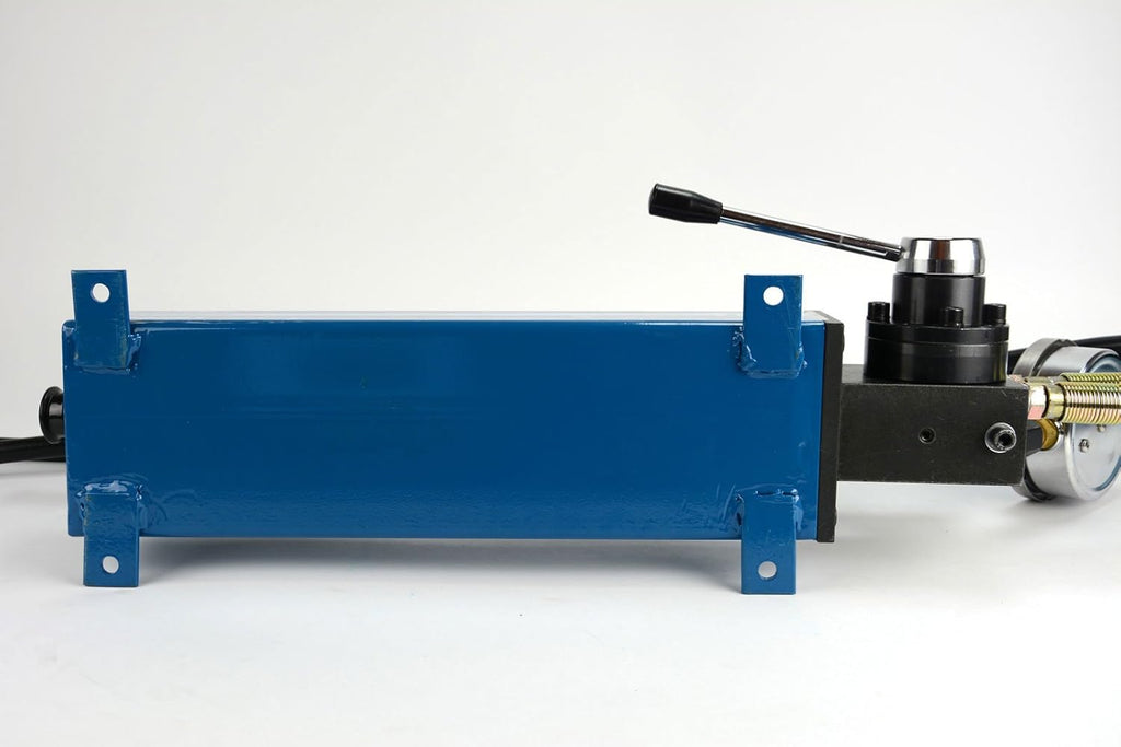 Manual Hand Hydraulic Power Pack Pump 2 Stage, Double Acting 10k psi 183 Cubic in Capacity N496