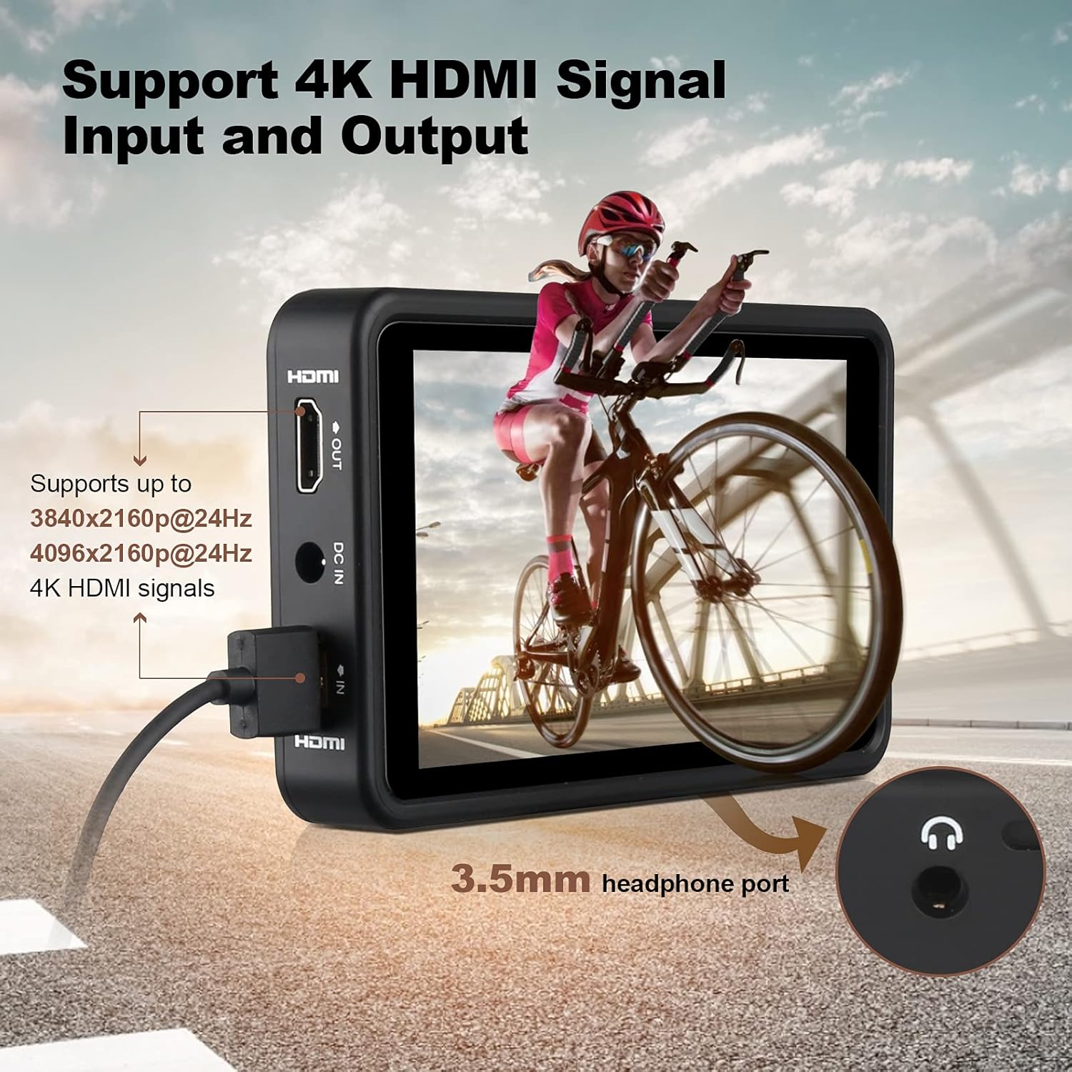 5.5 inch Touch Screen Camera Monitor with HDR E6639