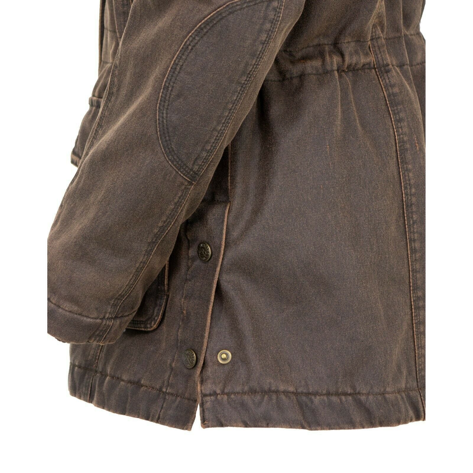 Brown Removable Hood Jacket P4822