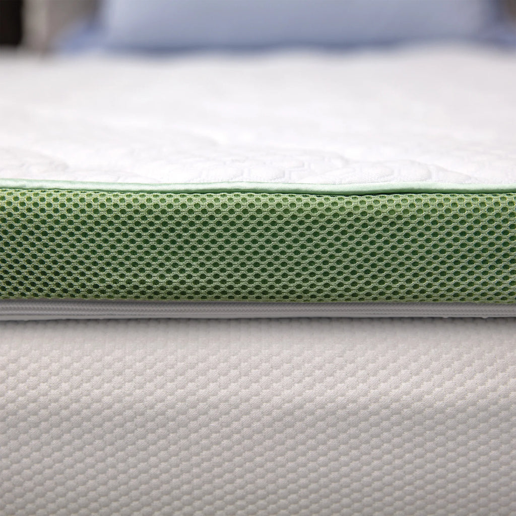 White Full Quilted Memory Foam Mattress Topper L518