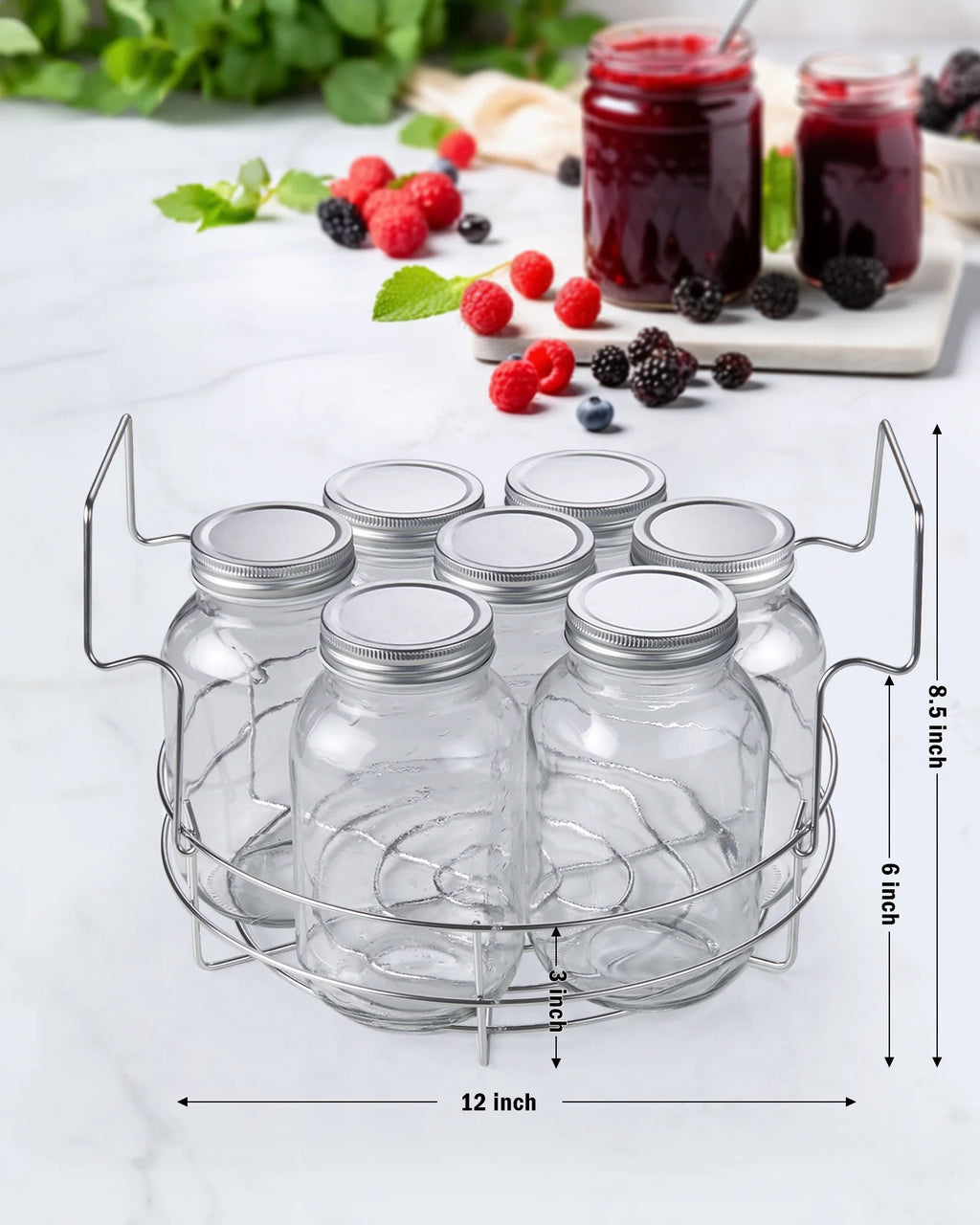 20 Quart Stainless Steel Canning Pot with Glass Lid N98117