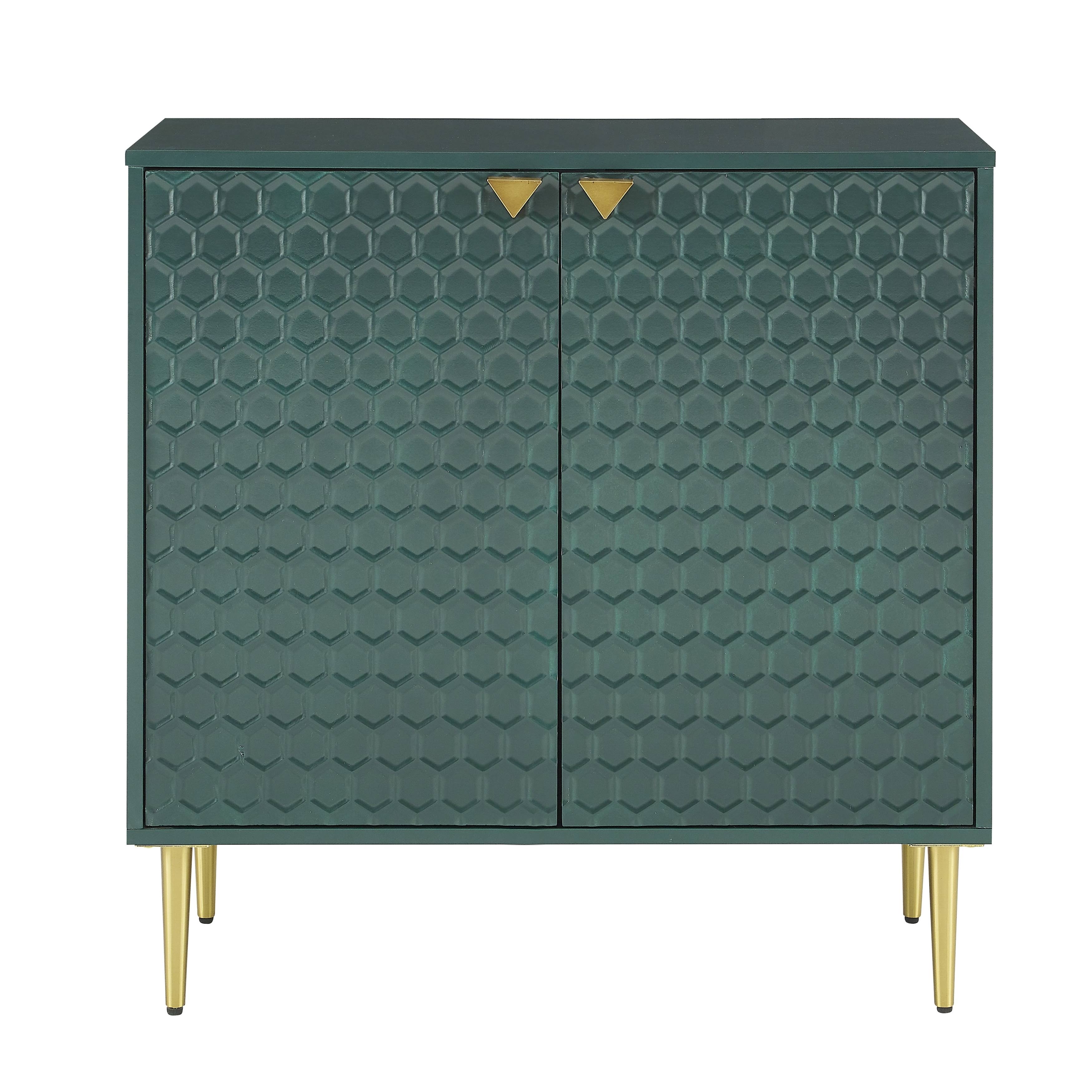 Green 2-Door Accent Cabinet L853