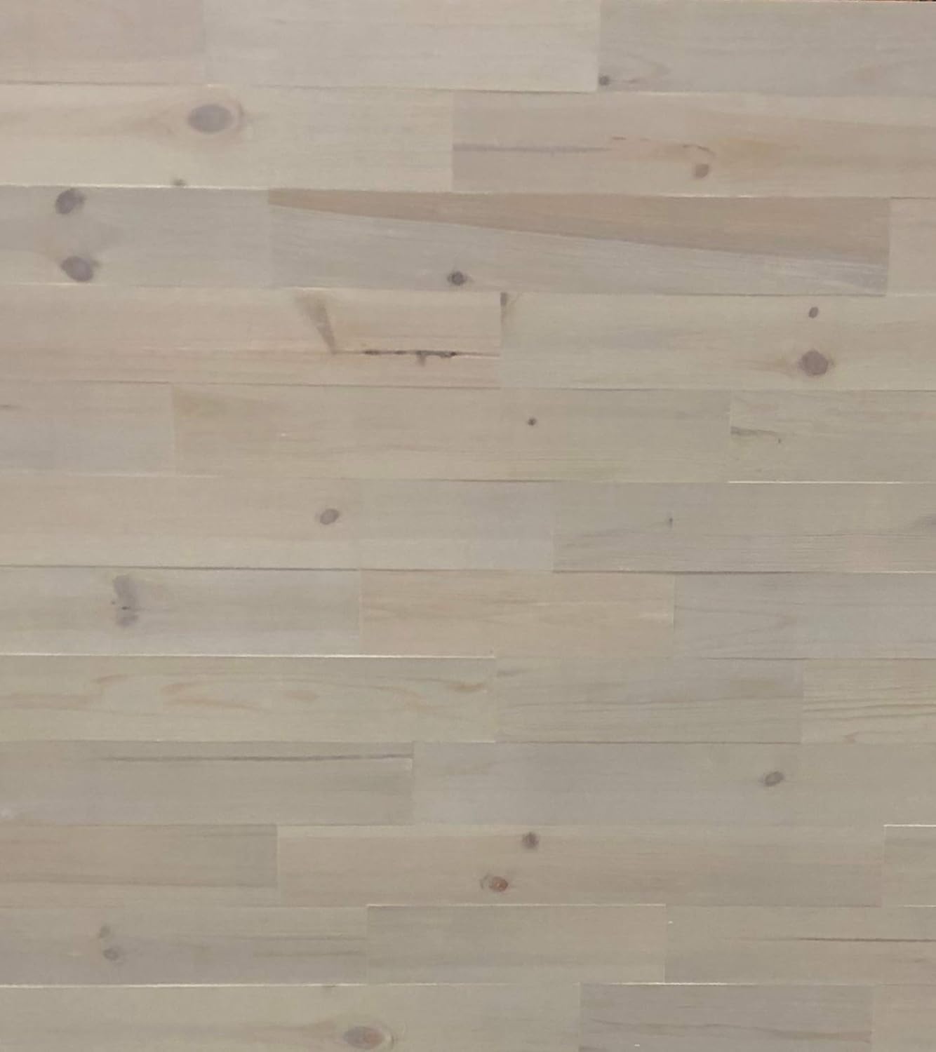 Pine Wooden Wall Planks Peel and Stick 4 Wide 10 Sq. Ft Pebble Pack of 2 H620340