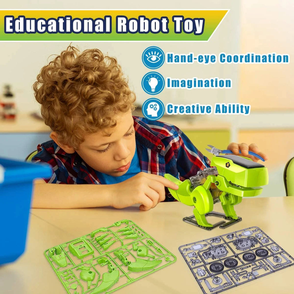 Solar Robot Kit 3-in-1 DIY Dinosaurs Science Kits Toys P8103