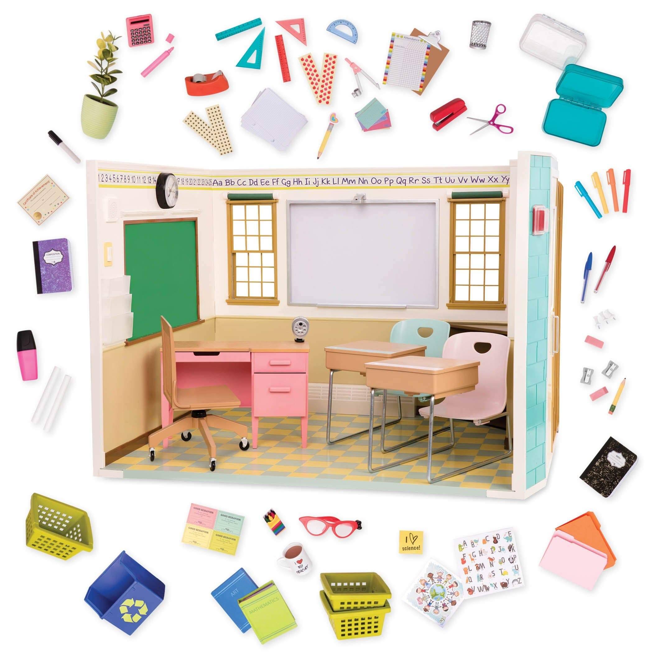 School Room for 18 in Dolls P630