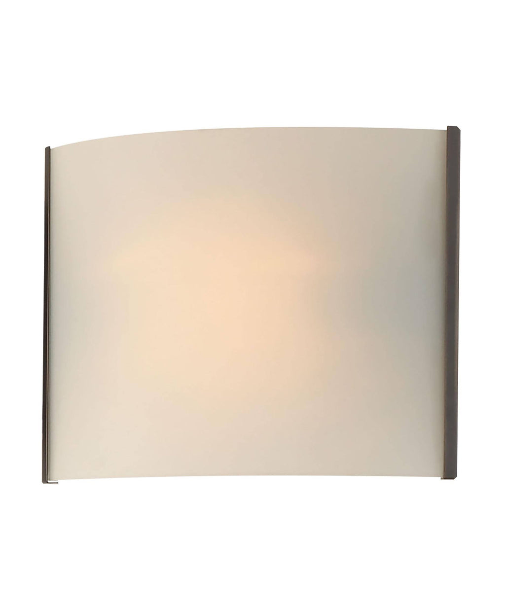 1 Light Vanity with White Opal Glass in Oil-Rubbed Bronze P9836