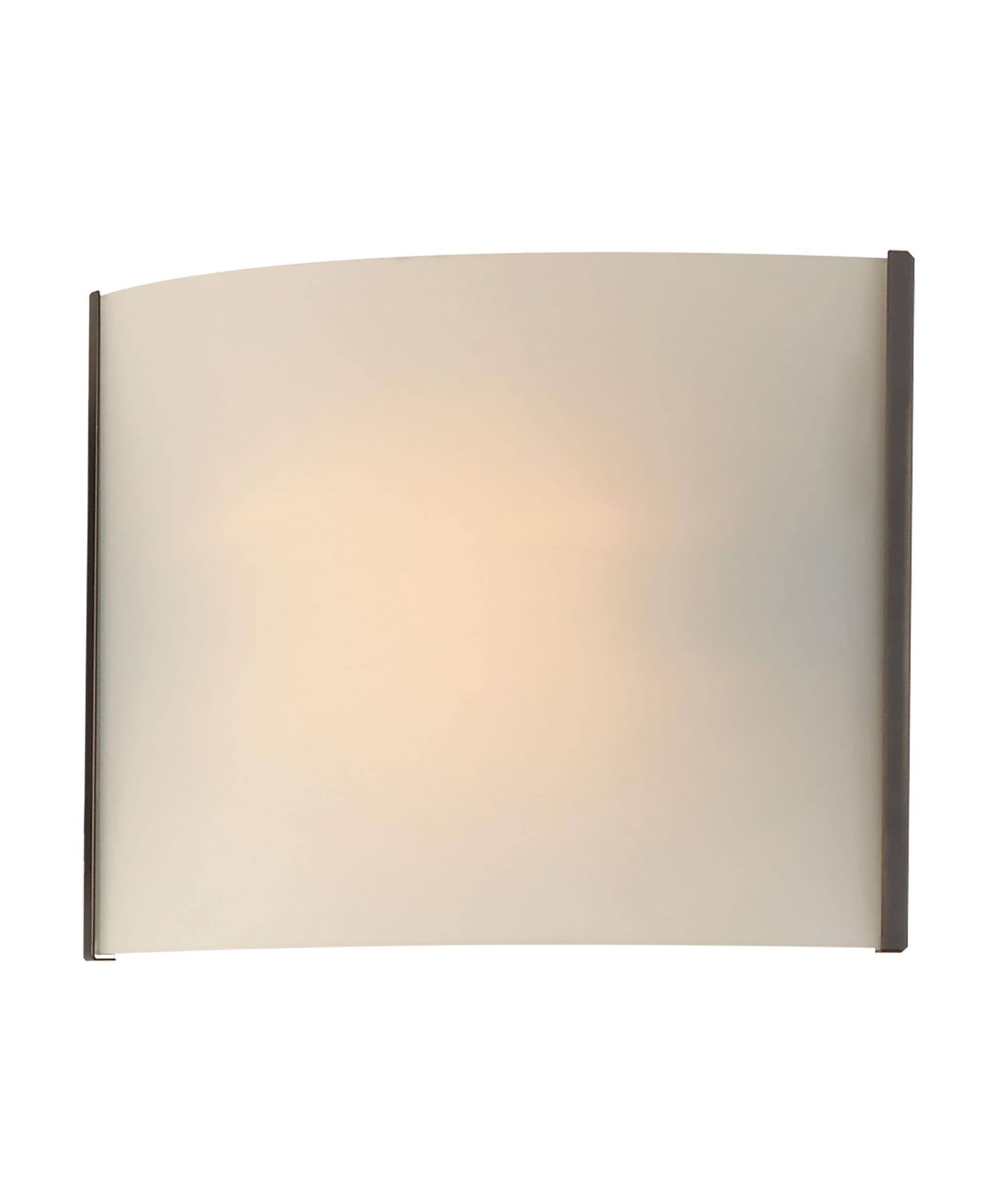 1 Light Vanity with White Opal Glass in Oil-Rubbed Bronze P9836