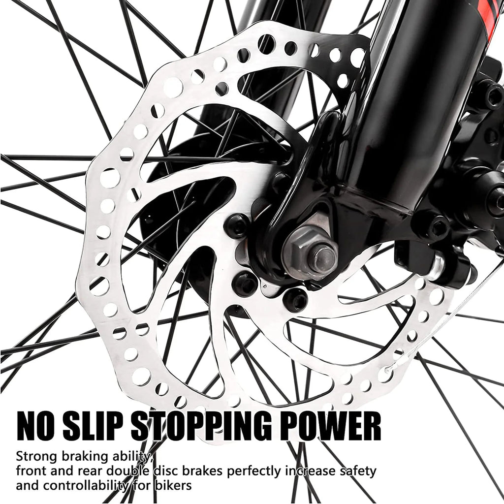 Full-Suspension Mountain Bike, Shimano 21 Speed, 26 Inch Wheel, Black White Green Stripes M36241